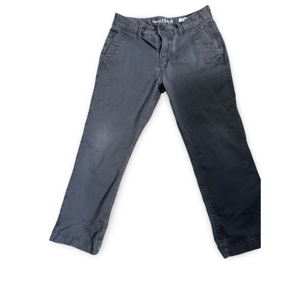 Gap Kids 1969 Straight Pants  Size 7 Husky Gray  Chino Pants